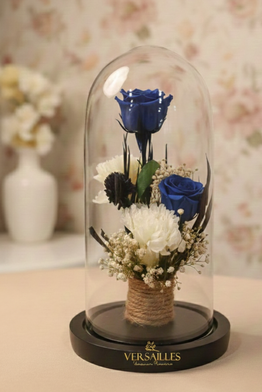 Double Blue with Carnation