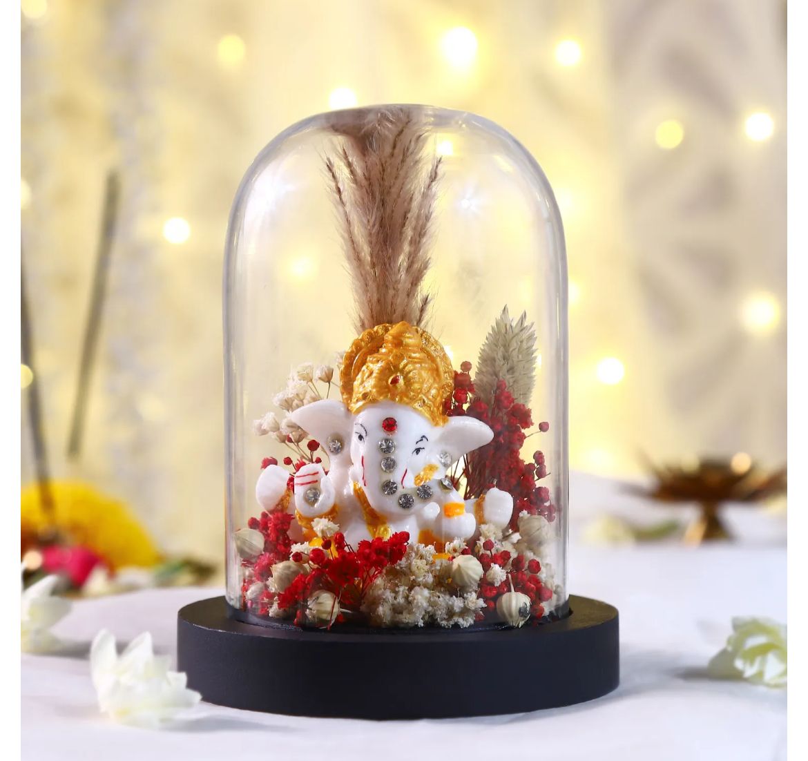 Ganesha red and white gypso foxtail