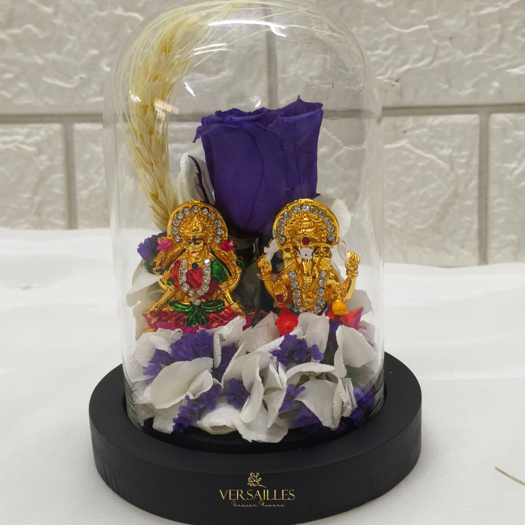 Blissful Lakshmi &Ganesha (DS_Dv-08)