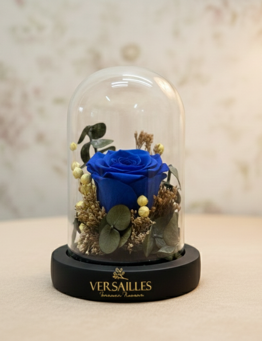 Blue Rose With Tishi Grass