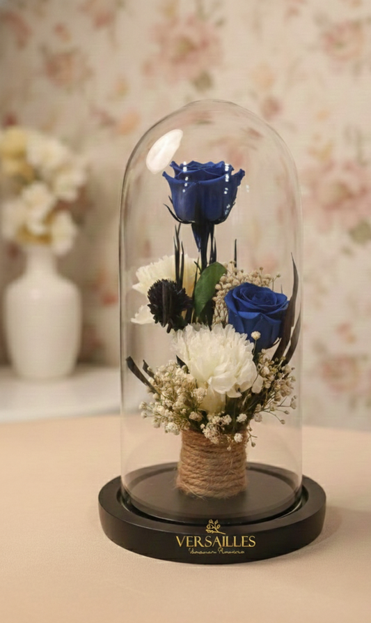 Double Blue with Carnation