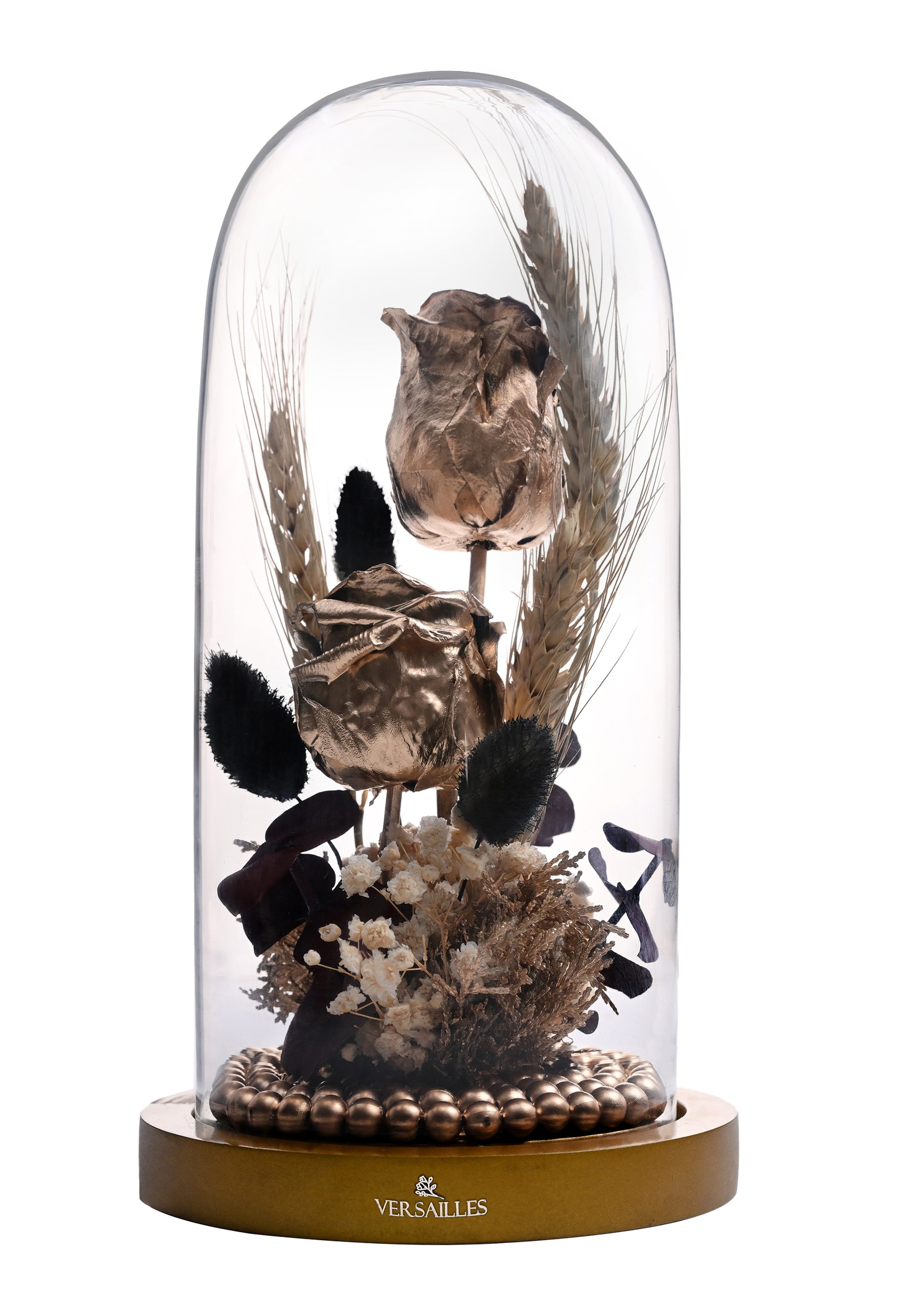 Double Golden Rose with Bunnytail