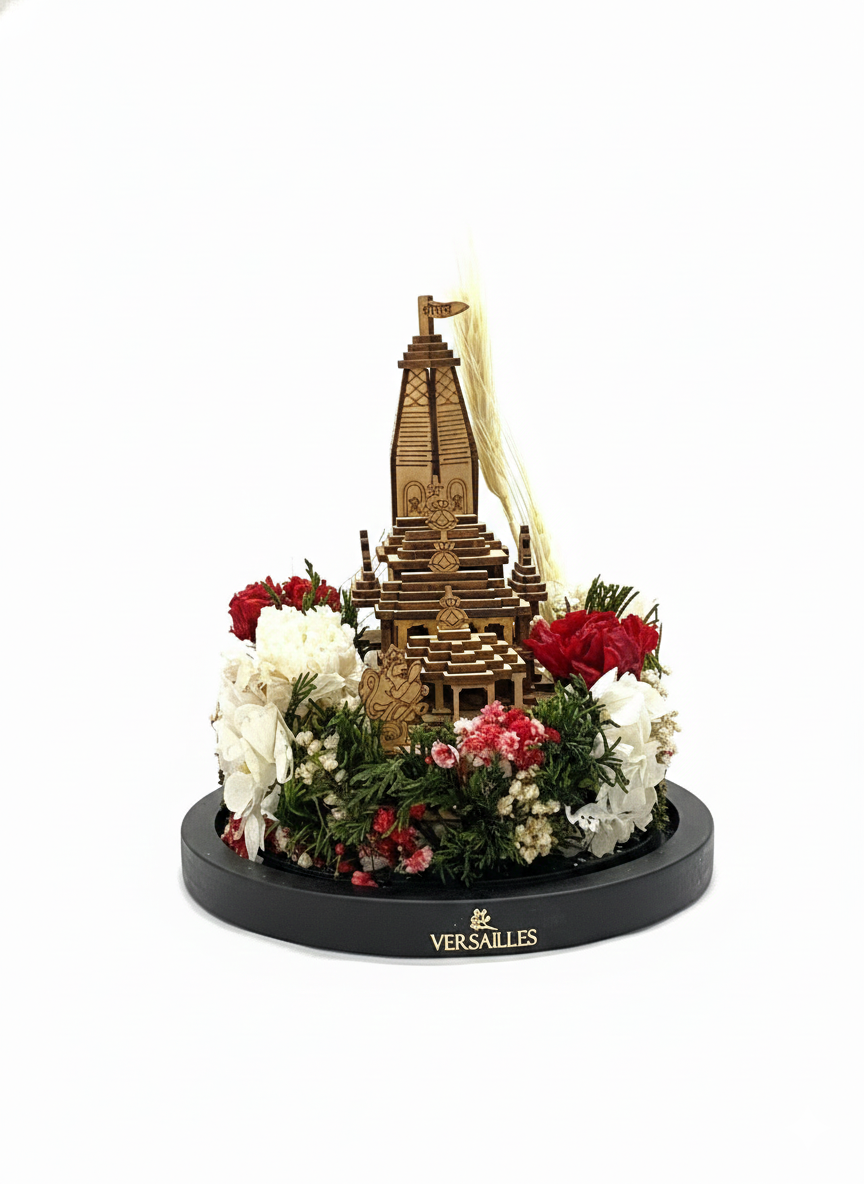 Ram Darbar White Carnation red carnation